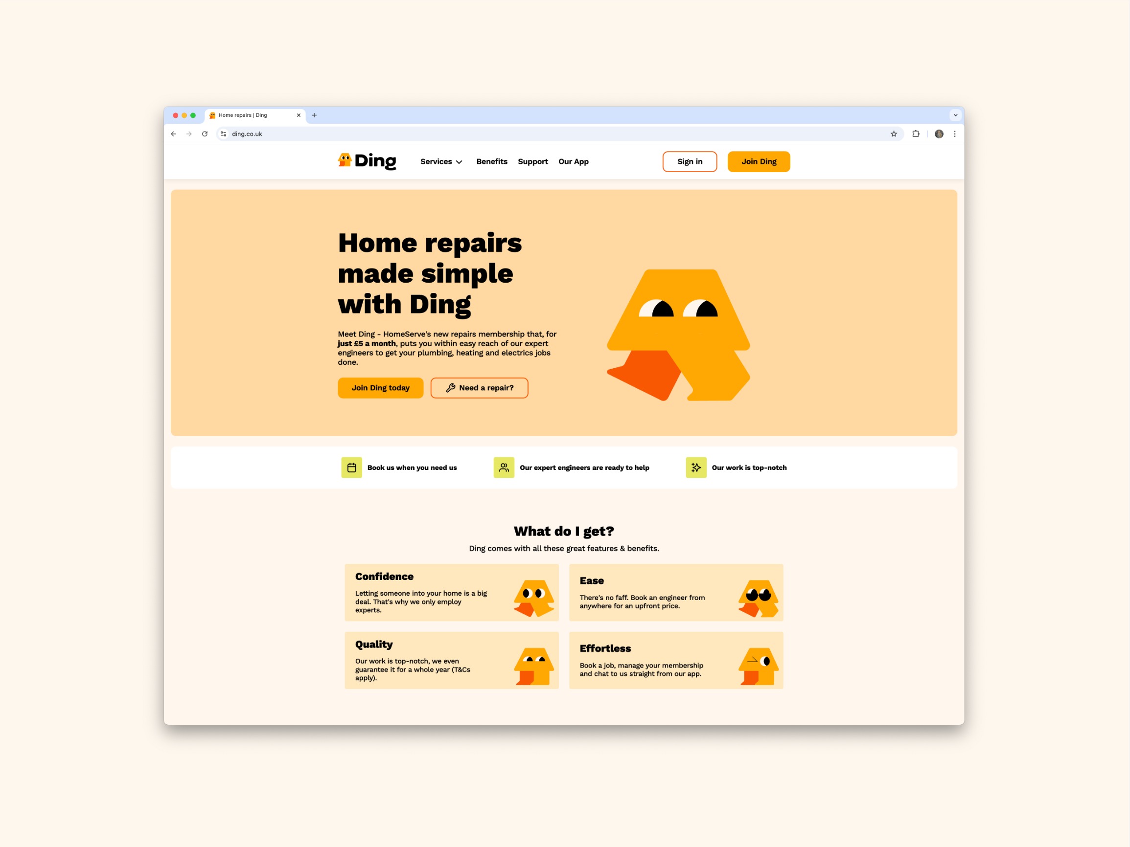 Ding Home Repair Marketplace project thumbnail