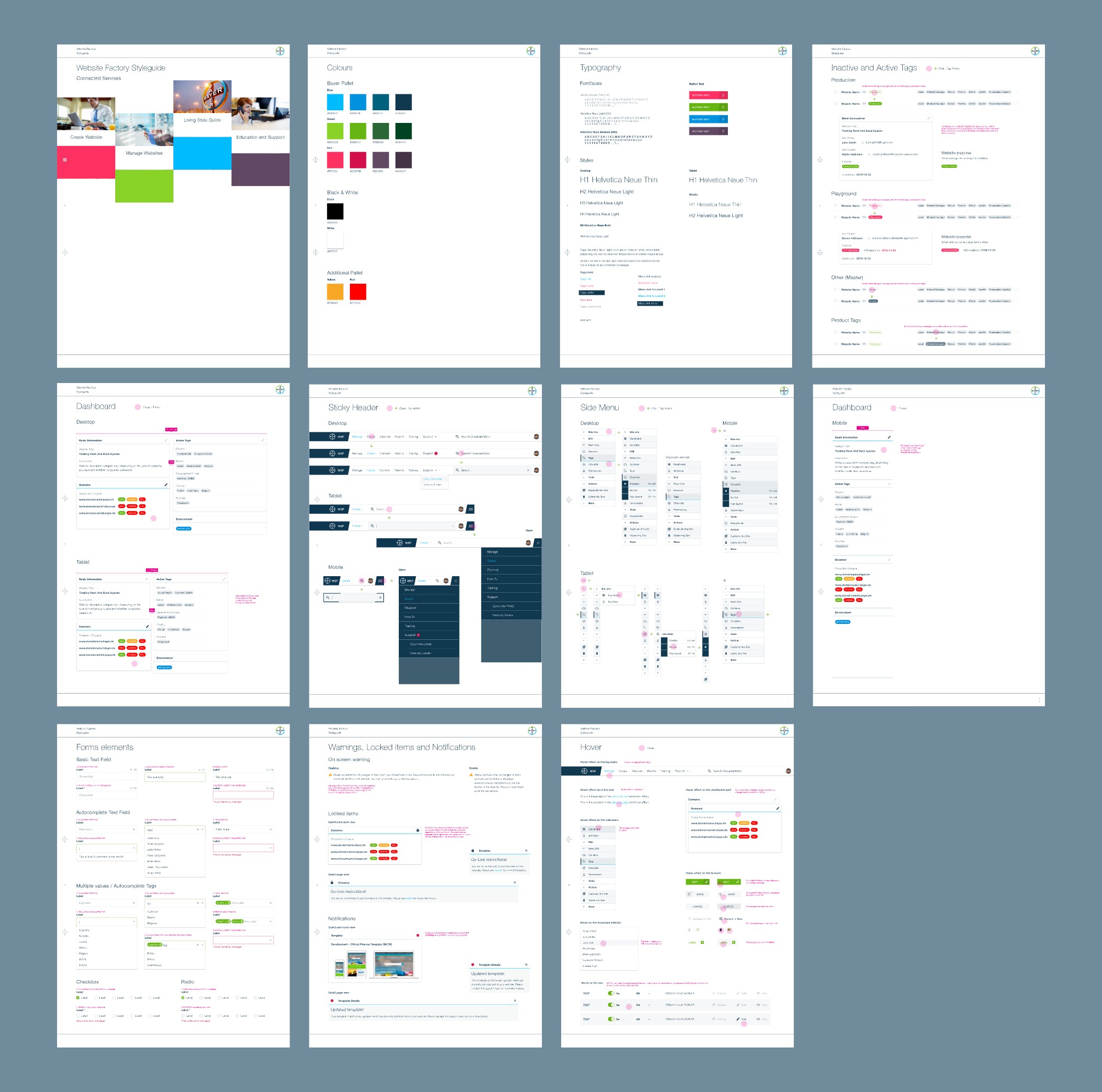 Bayer unified UI architecture and component library for global consistency